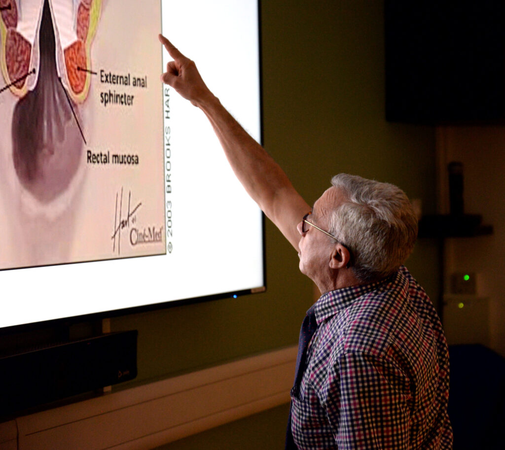 Remon Keriakos in the Perineal Repair course