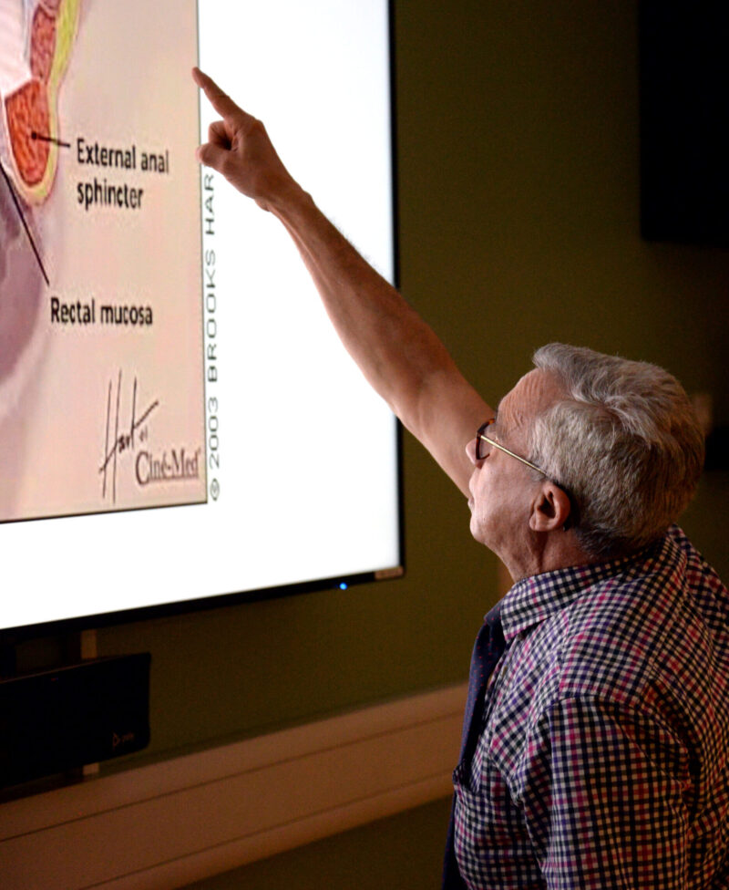 Remon Keriakos in the Perineal Repair course